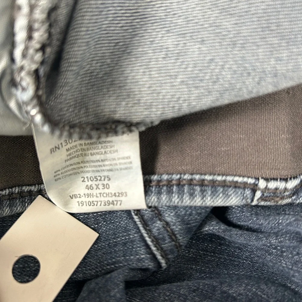 Lee Extreme Motion Jeans Mens 46x30 Blue Straight Leg Denim 2105275
